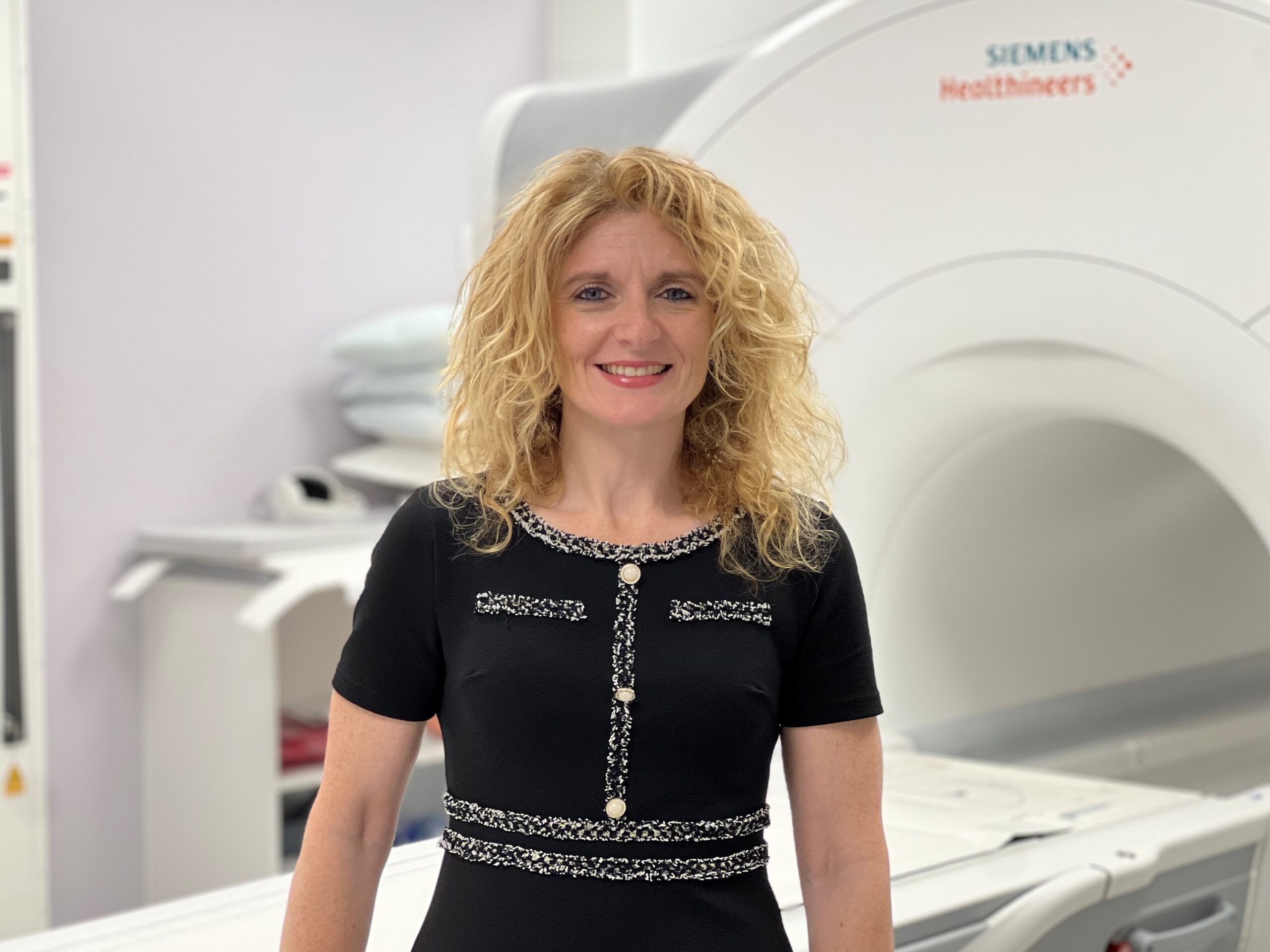 Photograph of Dr Sara Meade, Consultant Oncologist at University Hospitals Birmingham NHS Foundation Trust, and Co-chief Investigator of the study